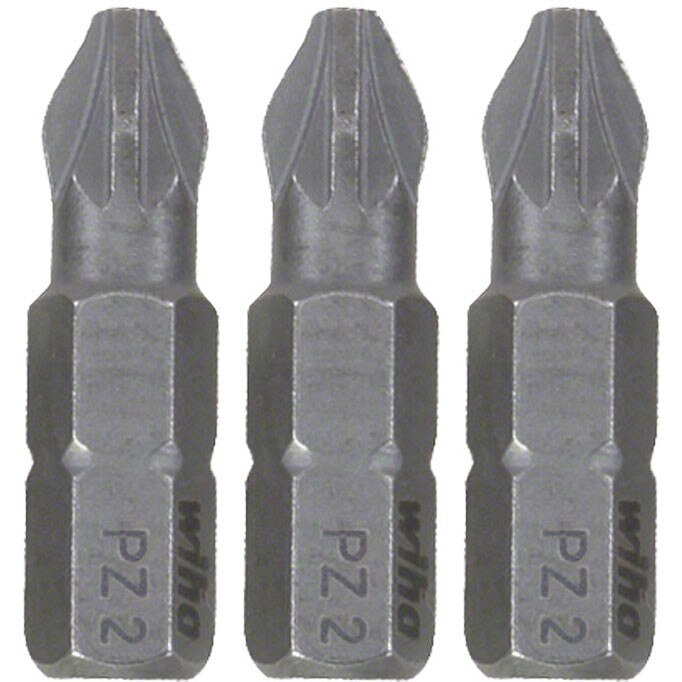Set 3 biti profesionali PZ2, WIHA Standard, 1/4
