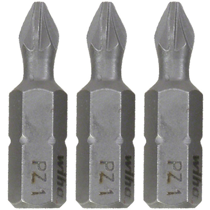 Set 3 biti profesionali PZ1, WIHA Standard, 1/4