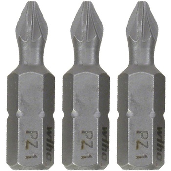 Set 3 biti profesionali PZ1, WIHA Standard, 1/4 Set 3 biti profesionali PZ1, WIHA Standard, 1/4