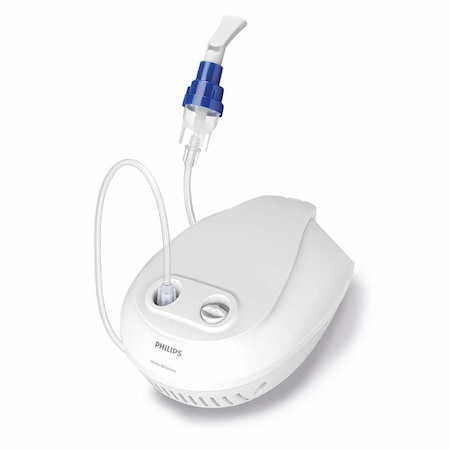 Aparat aerosoli Philips Respironics Home Nebulizer, nebulizator cu compresor, sistem Active Venturi