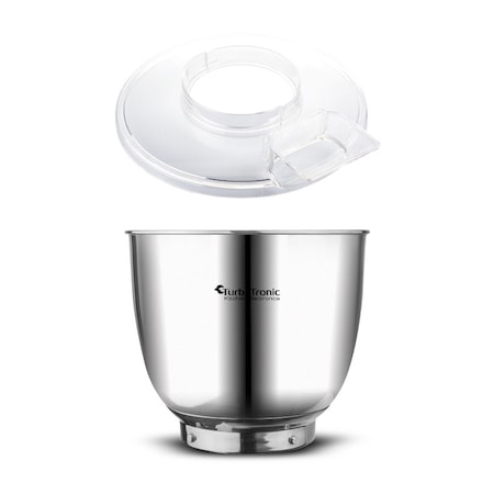 Robot bucatarie TurboTronic TT-015, 1500 wati,model 2018,professional stand mixer, bol inox 6,5 litri,negru