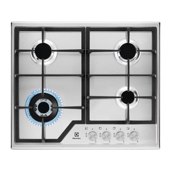 Plita incorporabila Electrolux LGS6436SX, Gaz, 60 cm, 4 arzatoare, Inox Plita incorporabila Electrolux LGS6436SX, Gaz, 60 cm, 4 arzatoare, Inox