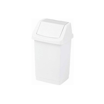 Cos din plastic pentru pentru gunoi, Curver, 50L, Alb, 154792 Cos din plastic pentru pentru gunoi, Curver, 50L, Alb, 154792
