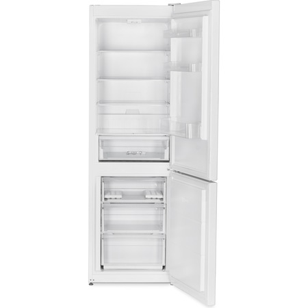 Хладилник с фризер Heinner HC-V336F+, 336l(230 + 106), Клас F, Tehnologie less frost, LED осветление, Механичен контрол, Регулируем термостат, H 186 см , Бял