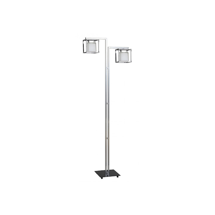 Лампион Emibig Betpol, 2X60W, Черен/Хром