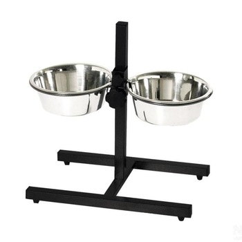 Set 2 boluri din inox pentru caini Nobby, 60cm, 2x2.75L (Ø 25.5cm) Set 2 boluri din inox pentru caini Nobby, 60cm, 2x2.75L (Ø 25.5cm)