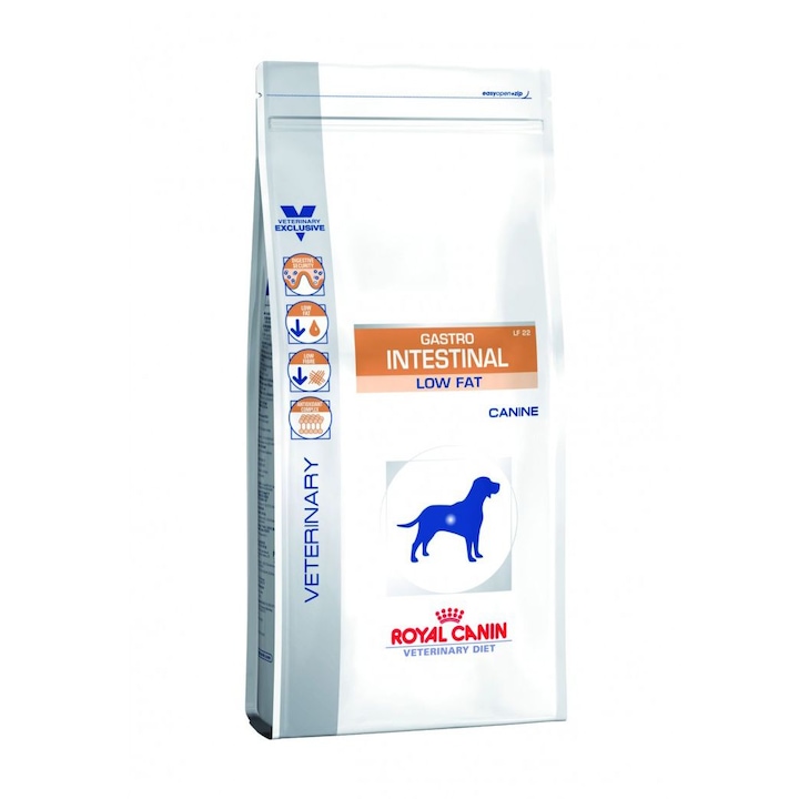 Royal Canin VD Gastro Intestinal Low Fat Diétás kutyatáp, 6 kg