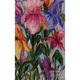 Tablou cu trandafiri galbeni si rosii in cutit, Art Bissinger, 50x50 cm