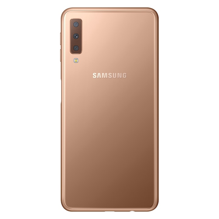 Смартфон Samsung Galaxy A7 (2018), Dual Sim, 64GB, 4G, Gold