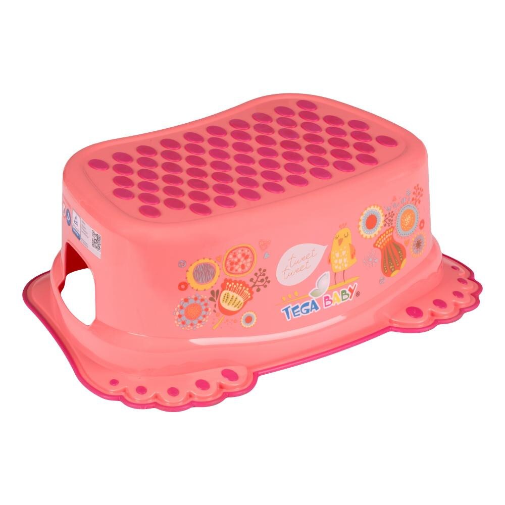 Inaltator anti-derapant pentru toaleta si chiuveta Folk roz