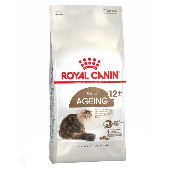 Hrana uscata pentru pisici Royal Canin, Ageing 12+, 4Kg