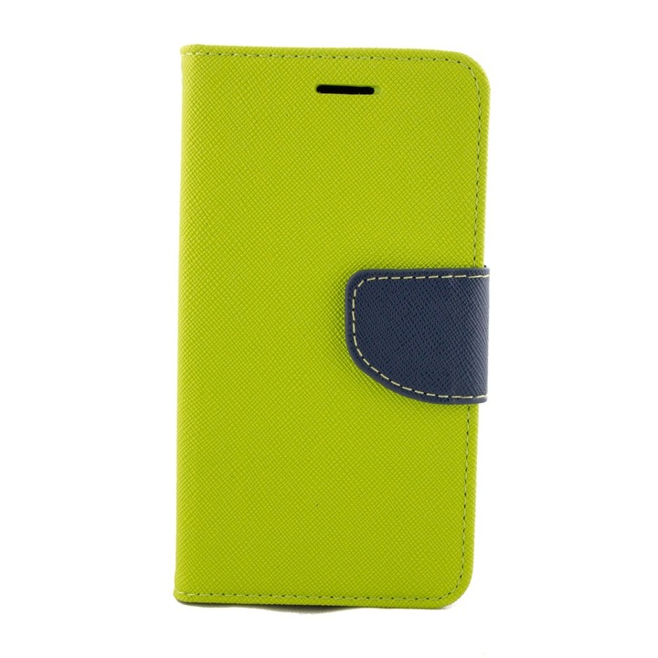 Кейс Съвместим с Samsung Galaxy Core 2 G355H, Fancy, ECO leather, lime