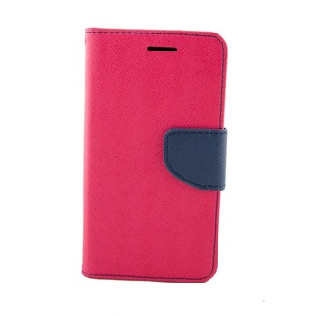 Husa Samsung Galaxy Core 2 G355H, Fancy, piele ECO,roz Husa Samsung Galaxy Core 2 G355H, Fancy, piele ECO,roz