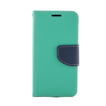 Husa Samsung Galaxy A3 A300F, Fancy, piele ECO,turcoaz Husa Samsung Galaxy A3 A300F, Fancy, piele ECO,turcoaz