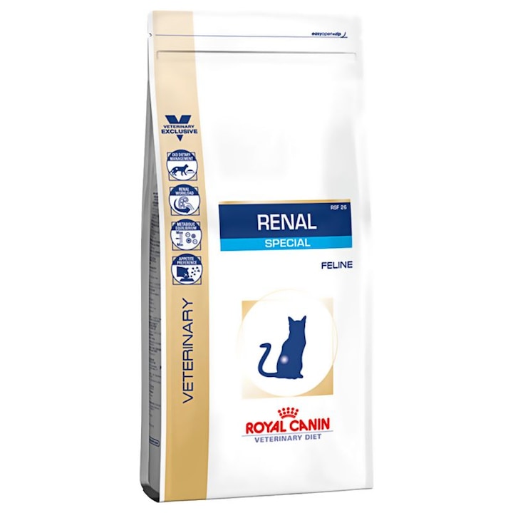 Hrana dietetica pentru pisici Royal Canin VD, Renal Special, 4kg
