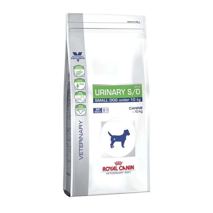 Hrana dietetica pentru caini Royal Canin, Urinary S/O Small, 8 kg
