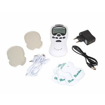 Aparat electronic de masaj cu electrostimulare fizioterapie si acupunctura cu patru electrozi plus breloc cadou cu Minion Aparat electronic de masaj cu electrostimulare fizioterapie si acupunctura cu patru electrozi plus breloc cadou cu Minion