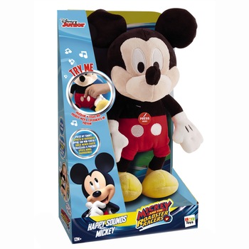 Jucarie de plus Disney - Happy Mickey Mouse, cu functii Jucarie de plus Disney - Happy Mickey Mouse, cu functii