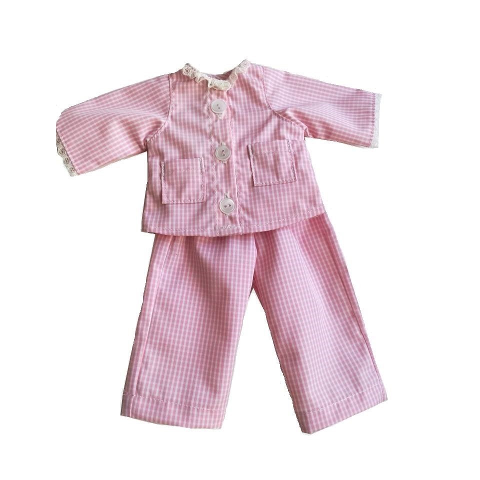 Pijama papusi, Dulapiorul cu hainute by Mardo, alb/roz