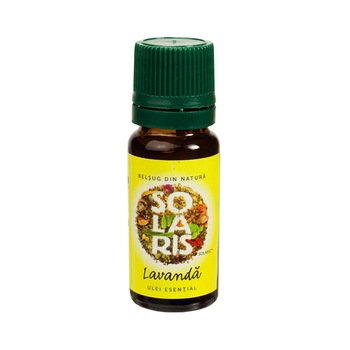 Ulei Esential Lavanda, Solaris, 10 ml Ulei Esential Lavanda, Solaris, 10 ml