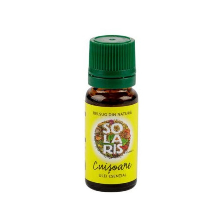 Ulei Esential de Cuisoare Solaris, 10 ml, antiseptic natural, energizant si aroma intensa