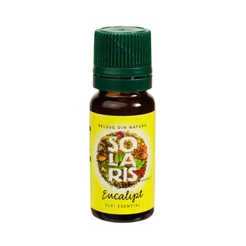 Ulei Esential Eucalipt, Solaris, 10 ml Ulei Esential Eucalipt, Solaris, 10 ml