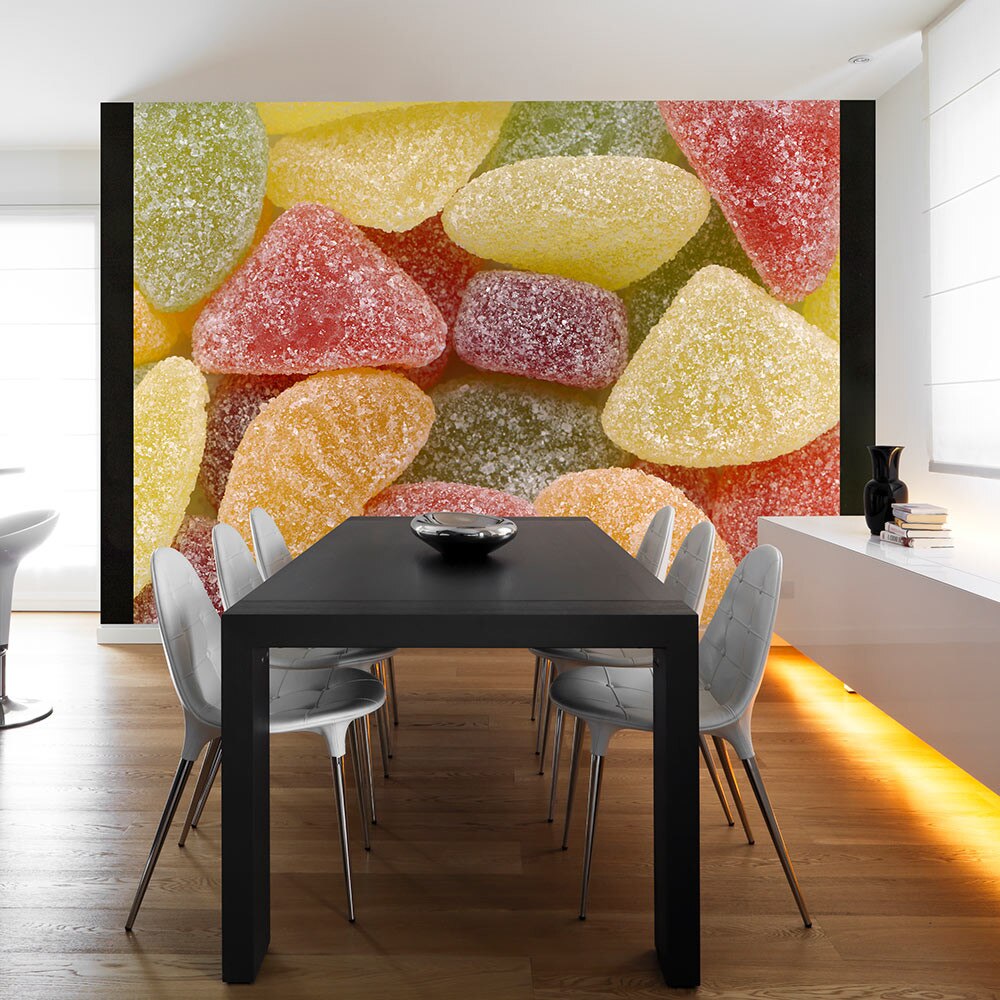 Fototapet vlies - Tasty fruit jellies - 350 x 270 cm
