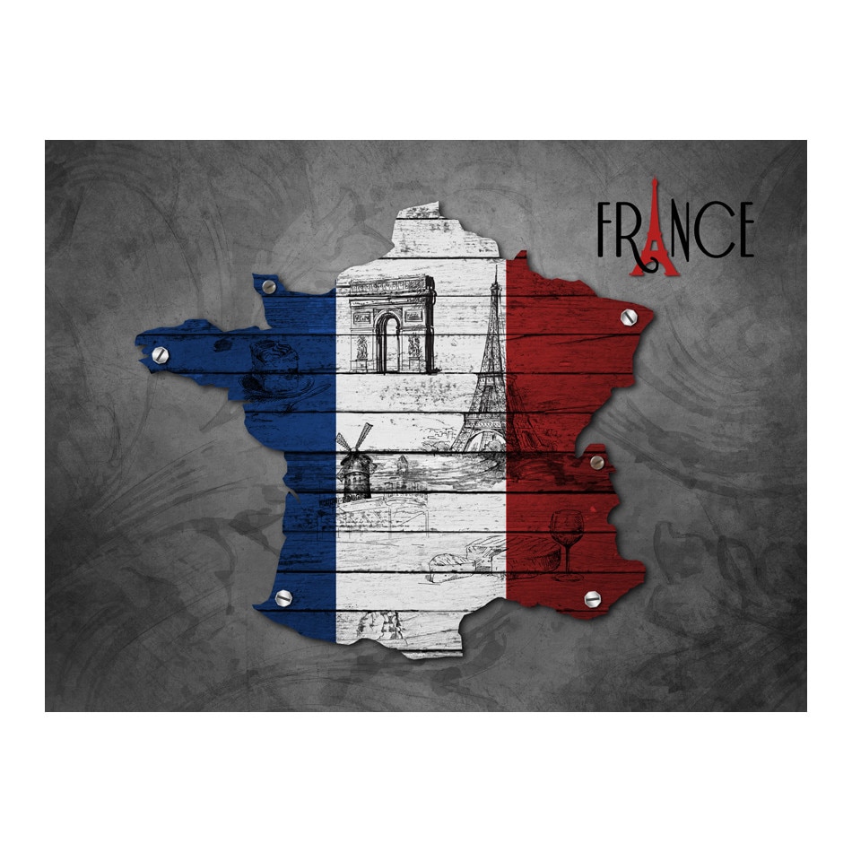 Fototapet vlies - Franta simboluri - 300 x 231 cm