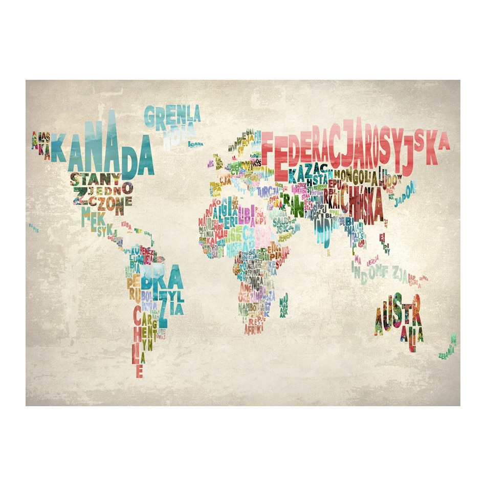 Fototapet vlies - O lume fara frontiere - 400 x 309 cm