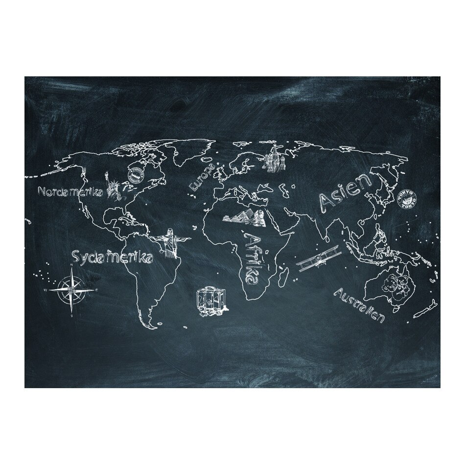 Fototapet vlies - Calatorii mici. Calatorii mari limba germana 1 - 200 x 154 cm