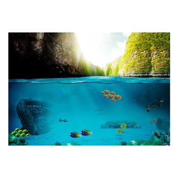 Fototapet vlies - Sub linia de plutire - 100 x 70 cm Fototapet vlies - Sub linia de plutire - 100 x 70 cm