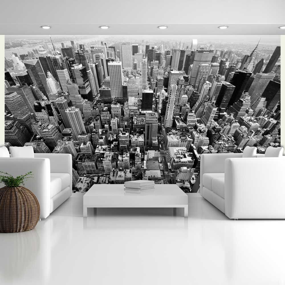 Fototapet vlies - USA, New York: black and white - 450 x 270 cm