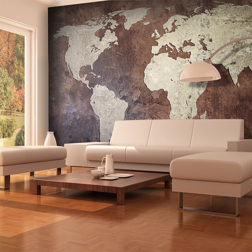 Fototapet vlies - Iron continents - 450 x 270 cm