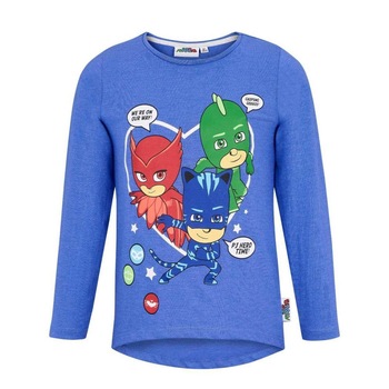 Bluza fete PJ Masks albastru 8 ani, 128 cm Bluza fete PJ Masks albastru 8 ani, 128 cm