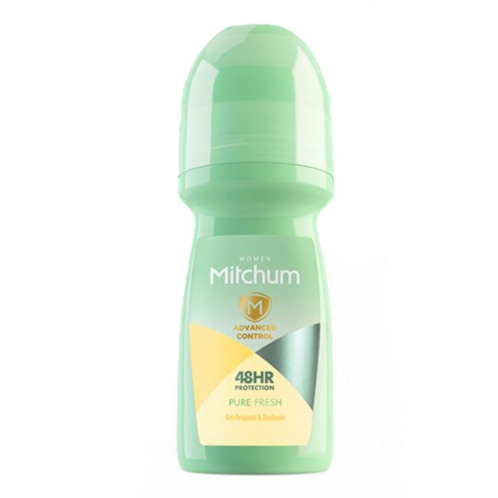 Deodorant antiperspirant roll-on Mitchum Pure Fresh pentru femei, 100 ml