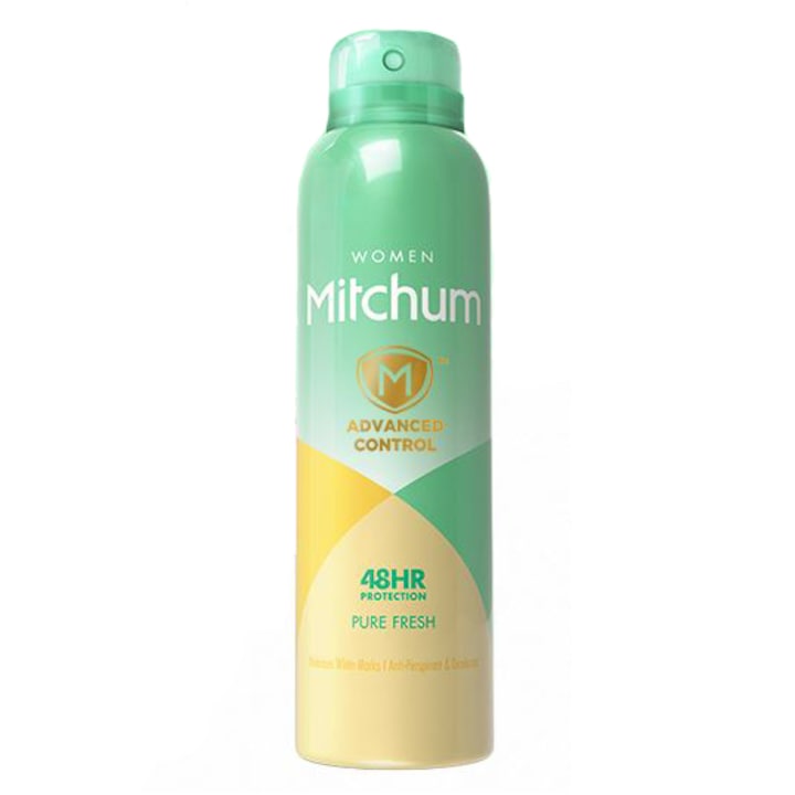 Дезодорант спрей против изпотяване за жени Mitchum Pure Fresh, 200 мл