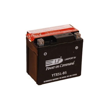 Baterie moto LANDPORT 4Ah YTX5L-BS Baterie moto LANDPORT 4Ah YTX5L-BS