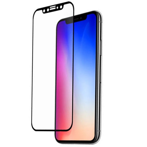 Folie sticla securizata tempered glass iPhone XS 3D Black