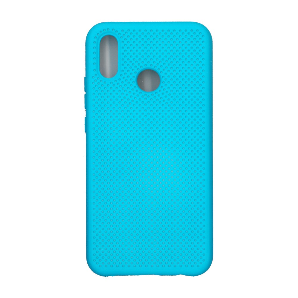 Husa din silicon cu perforatii, Eurocell, pentru Huawei P20 Lite, bleu