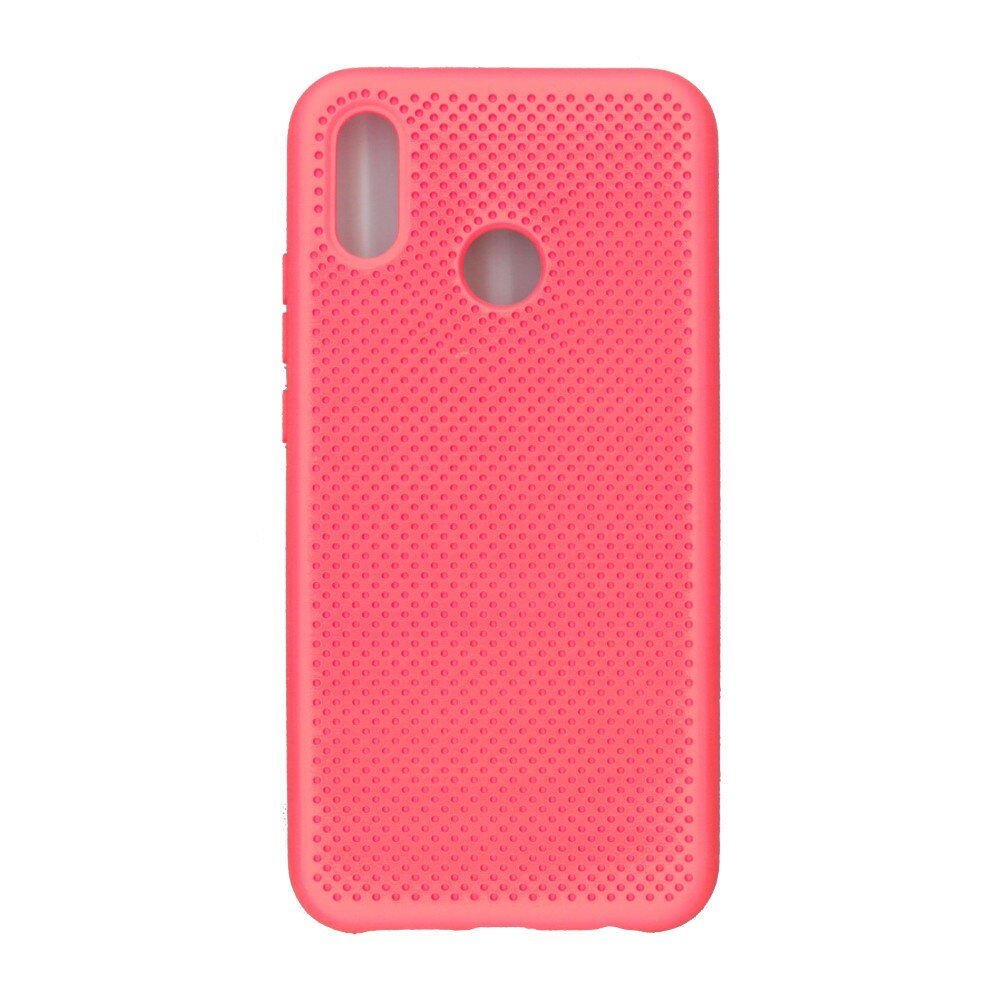 Husa din silicon cu perforatii, Eurocell, pentru Huawei P20 Lite, portocaliu