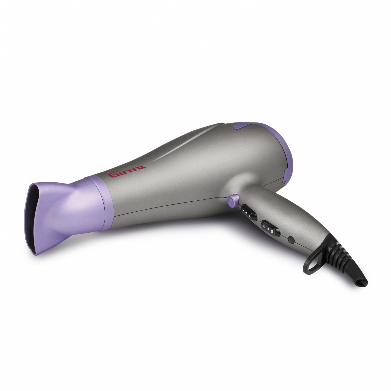 Uscator de par Girmi PH21 cu 2 viteze si 3 trepte temperatura, 2200W, concentrator aer, functie cool shot, violet-gri