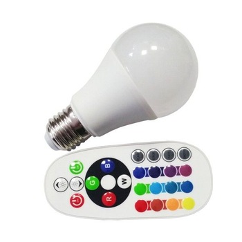 Bec led RGB+4000K, E27, 9W(60W), 806lm, A+, V-TAC Bec led RGB+4000K, E27, 9W(60W), 806lm, A+, V-TAC