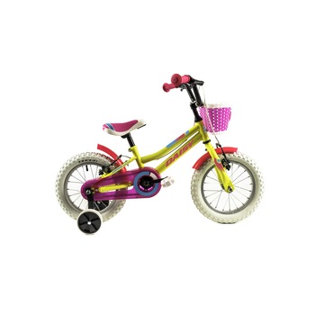 Bicicleta Copii DHS 1404 Galben 14 Bicicleta Copii DHS 1404 Galben 14