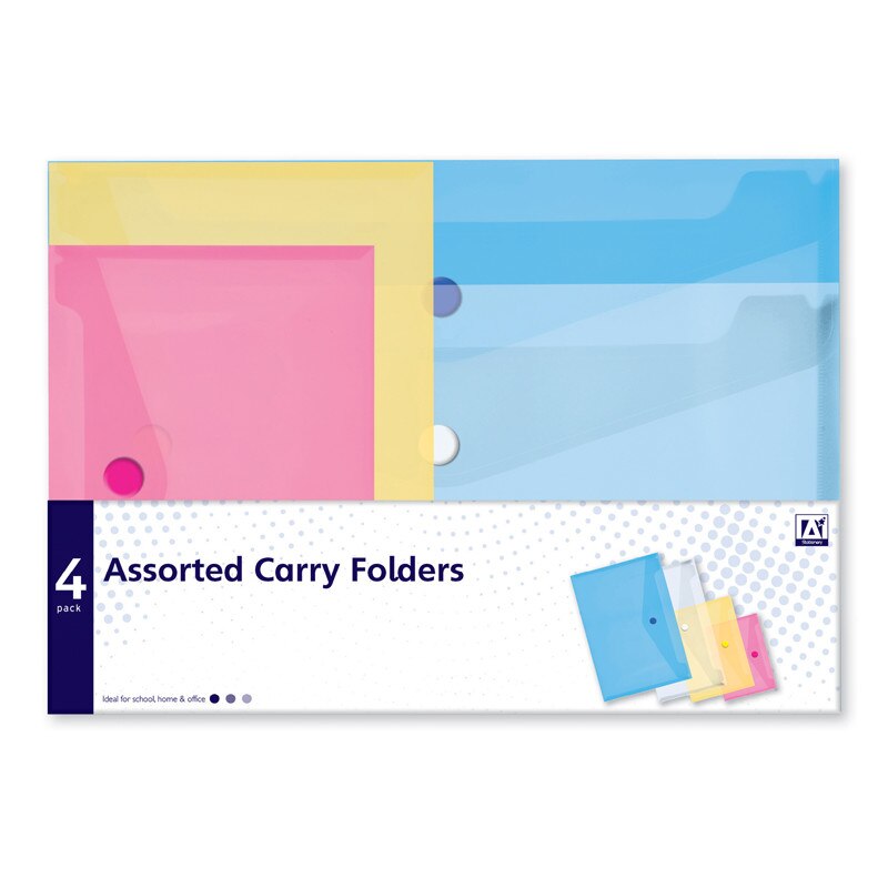 Set mape A4, A5, A6, diverse culori