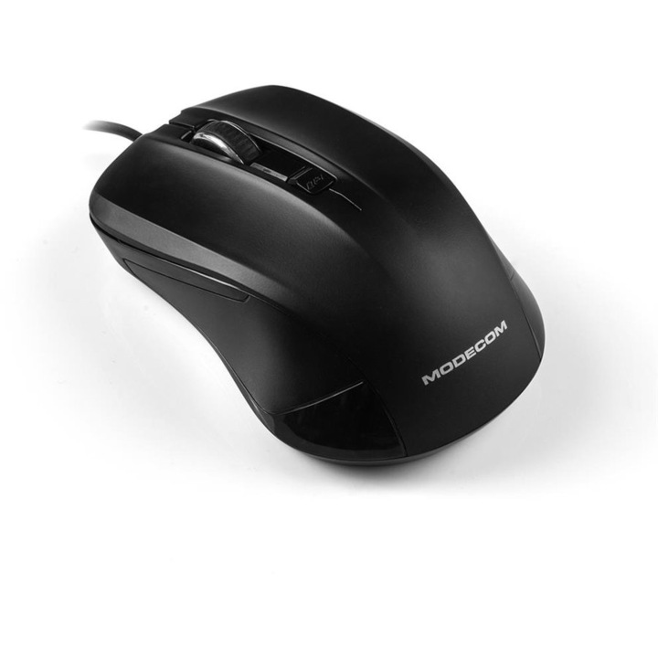 Mouse optic Modecom, USB, 1600 dpi, Negru