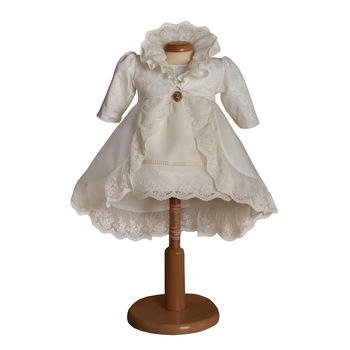 Rochita eleganta Princess, ivoire, 3 luni, set 4 piese Rochita eleganta Princess, ivoire, 3 luni, set 4 piese