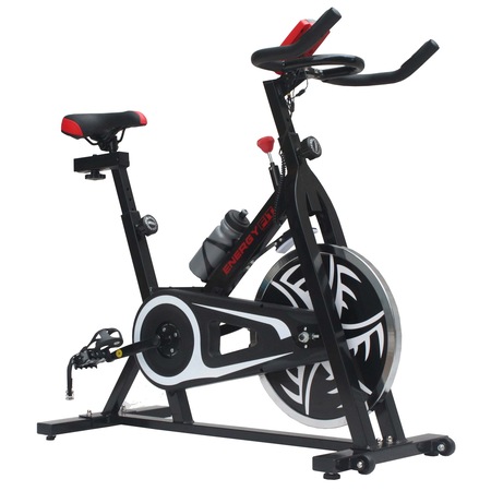 Bicicleta spinning Energy Fit EF200, volanta 13kg, greutate maxima suportata 130kg