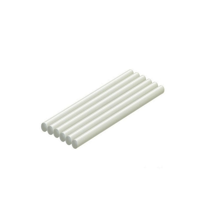 Strend Pro szilikon rudak, 150x11 mm, 6db/szett, Átlátszó