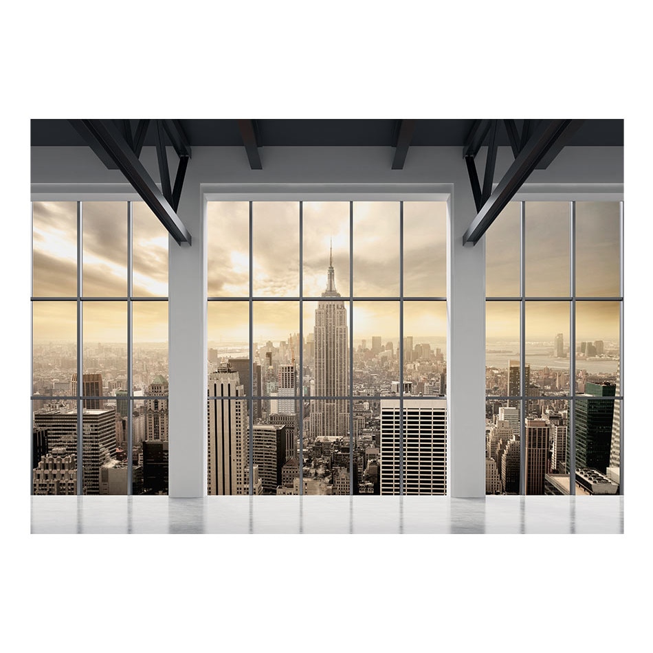 Fototapet vlies - Nori peste New York City - 250 x 175 cm