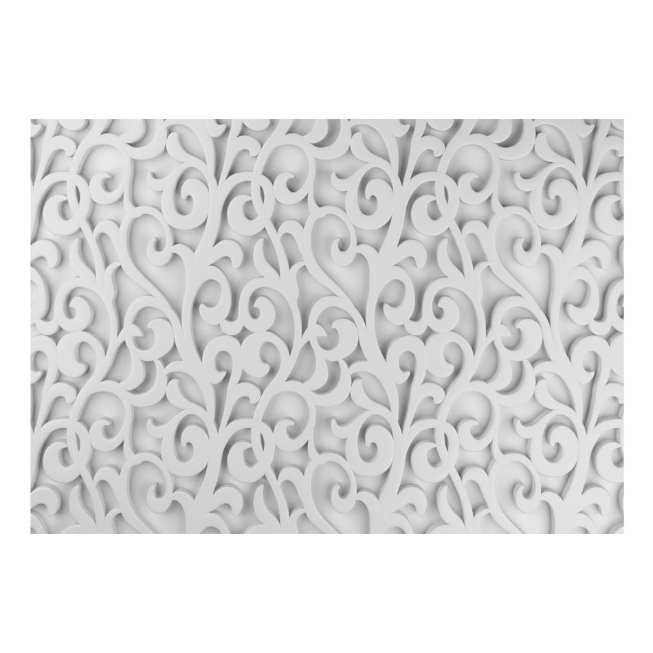 Fototapet vlies - Ornament alb - 400 x 280 cm